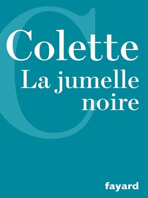 cover image of La Jumelle noire